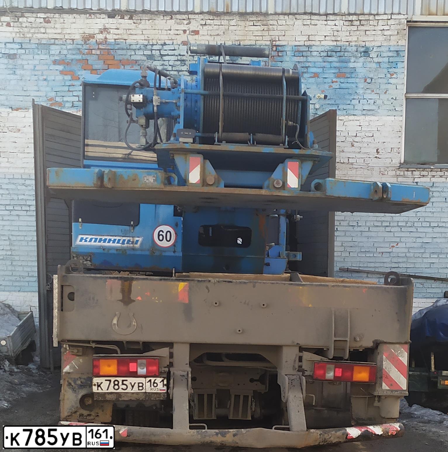 Фото автомобиля MAZ MAN MAZ-MAN 6312 /6X4/, 2015 — госномер К785УВ161. Цвет: Белый
