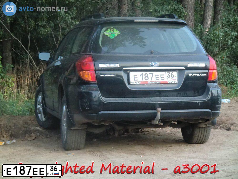 Фото автомобиля NISSAN ALMERA, 2007 — госномер Е187ЕЕ36. Цвет: ЧЕРНЫЙ