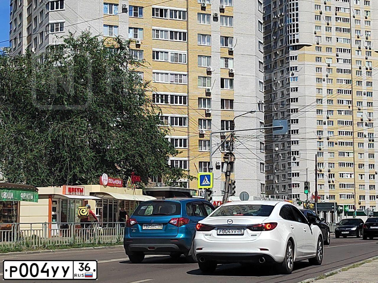 Фото автомобиля MAZDA 6, 2013 — госномер Р004УУ36. Цвет: БЕЛЫЙ
