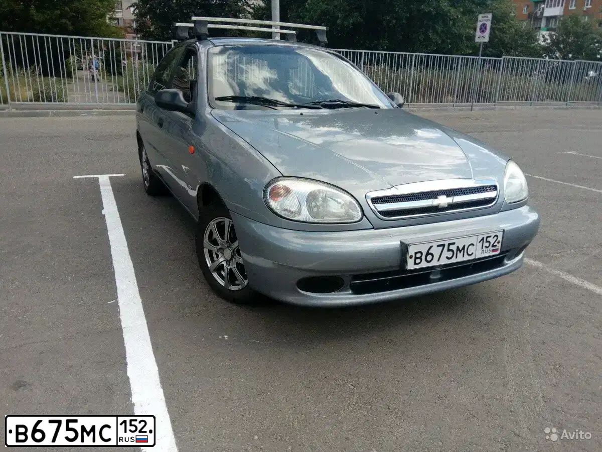 Фото автомобиля ZAZ Z LANOS, 2008 — госномер У721СО52. Цвет: СЕРЫЙ