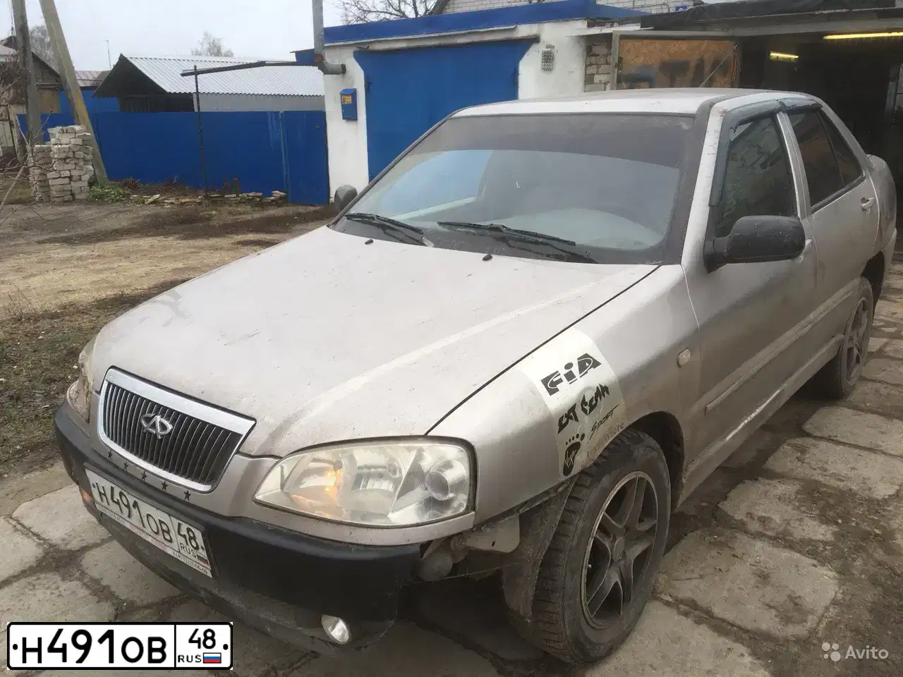 Фото автомобиля CHERY AMULET /FLAGCLOUD/, 2007 — госномер Е659НО164. Цвет: СЕРЕБРИСТЫЙ