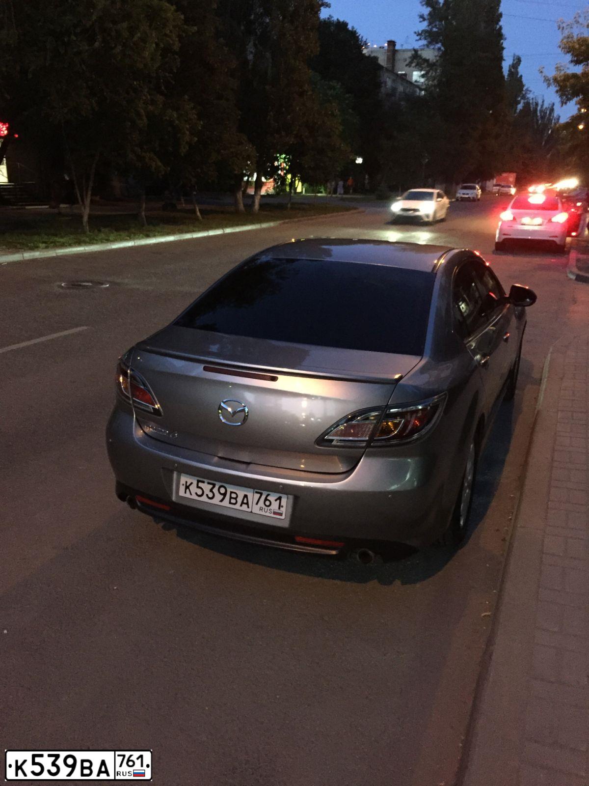 Фото автомобиля MAZDA 6, 2010 — госномер С712СТ161. Цвет: СЕРЫЙ