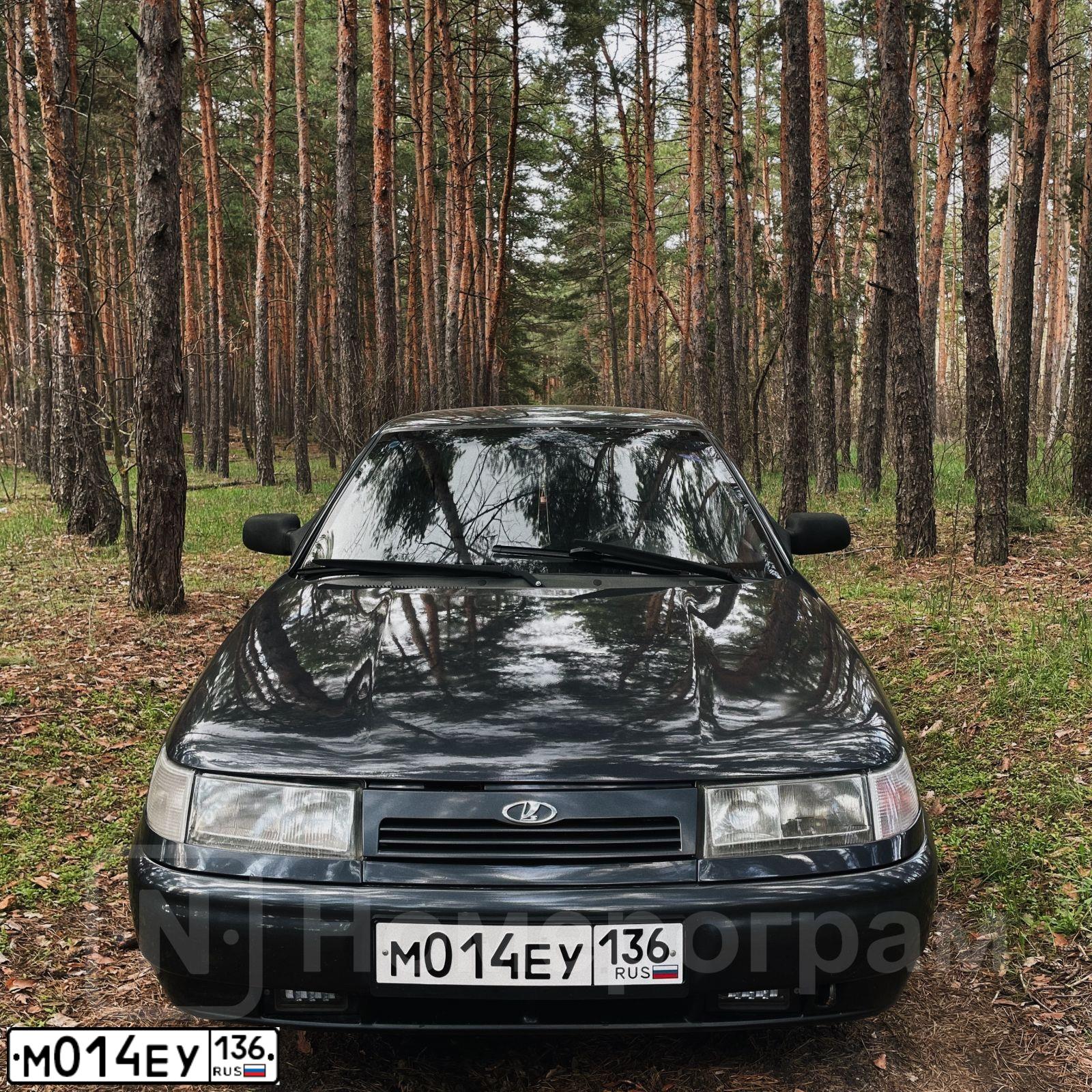 Фото автомобиля LADA 2112, 2008 — госномер М014ЕУ136. Цвет: СЕРЫЙ