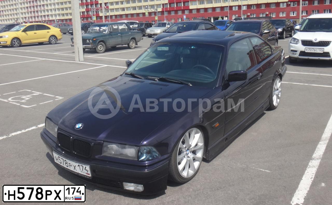 Фото автомобиля BMW SERIE 3, 1995 — госномер Е935ТН134. Цвет: КРАСНЫЙ