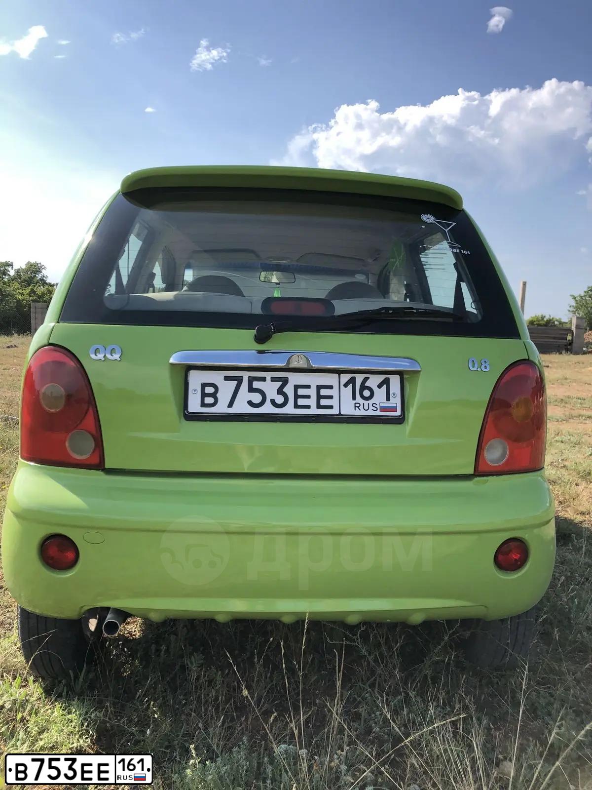 Фото автомобиля CHERY QQ / SWEET, 2006 — госномер Н446ЕР82. Цвет: ЗЕЛЕНЫЙ