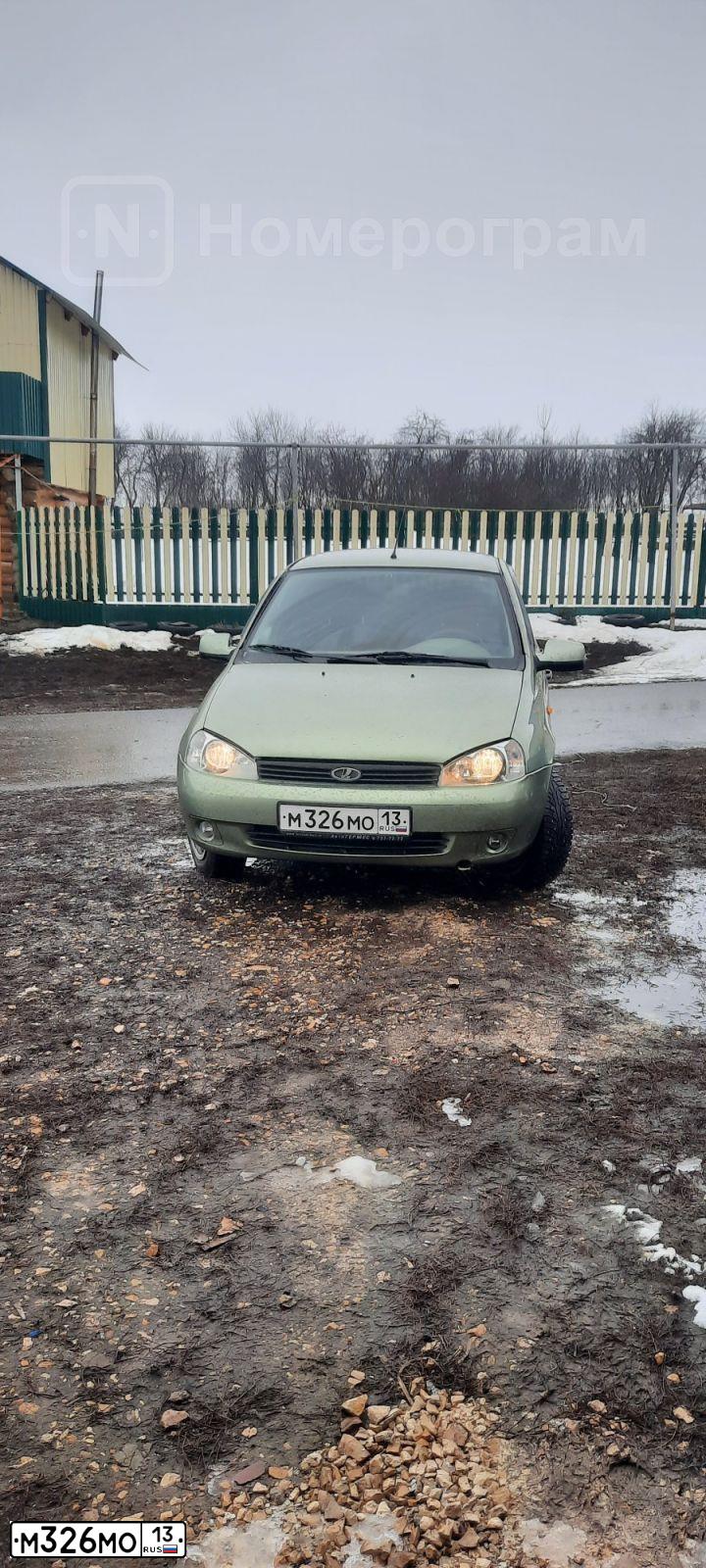 Фото автомобиля LADA 1118 KALINA, 2011 — госномер М326МО13. Цвет: СВЕТЛО-ЗЕЛЕНЫЙ