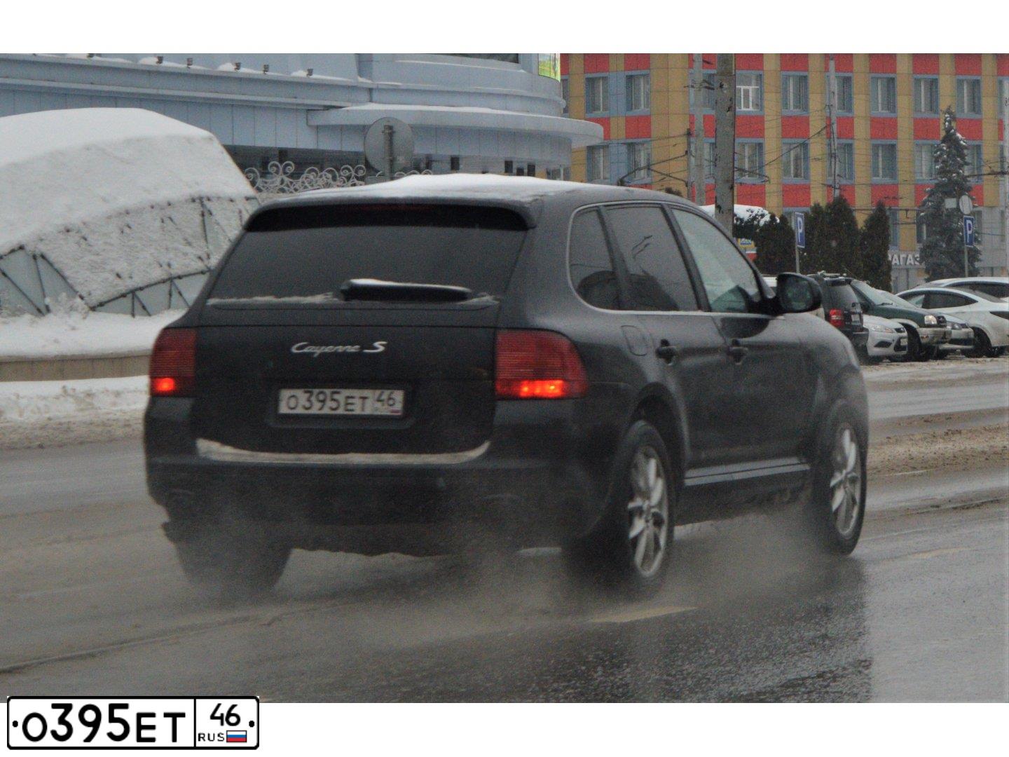 Фото автомобиля PORSCHE CAYENNE, 2003 — госномер Х345НВ37. Цвет: ЧЕРНЫЙ