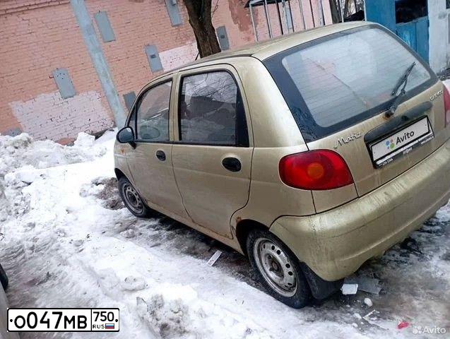 Фото автомобиля DAEWOO MATIZ, 2005 — госномер О047МВ750. Цвет: ПЕСОЧНЫЙ