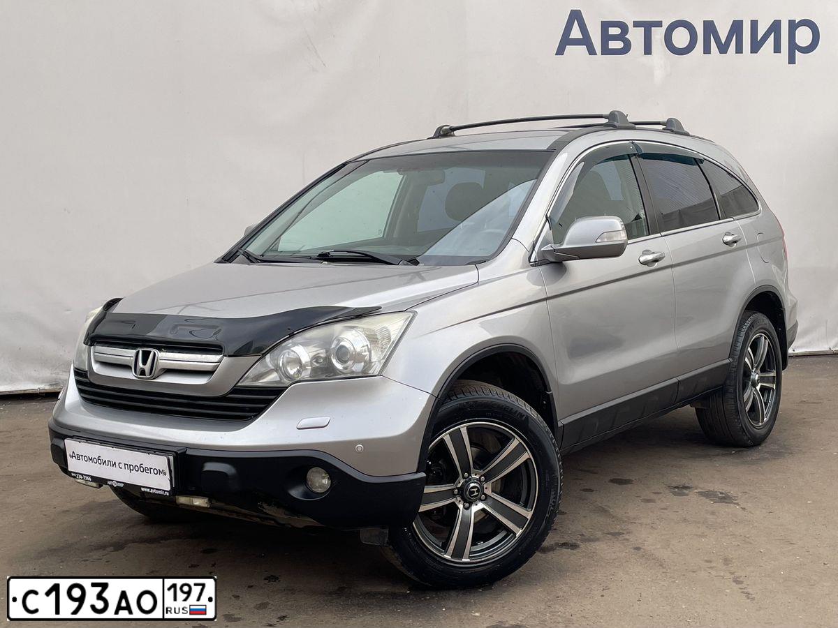 Фото автомобиля HONDA CR-V, 2007 — госномер О566ХЕ29. Цвет: Серебристый