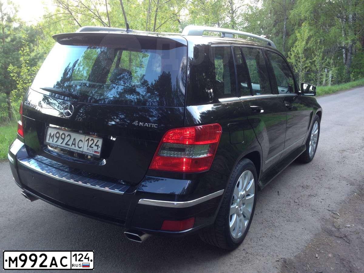 Фото автомобиля MERCEDES-BENZ GLK300, 2010 — госномер А273НТ124. Цвет: ЧЕРНЫЙ
