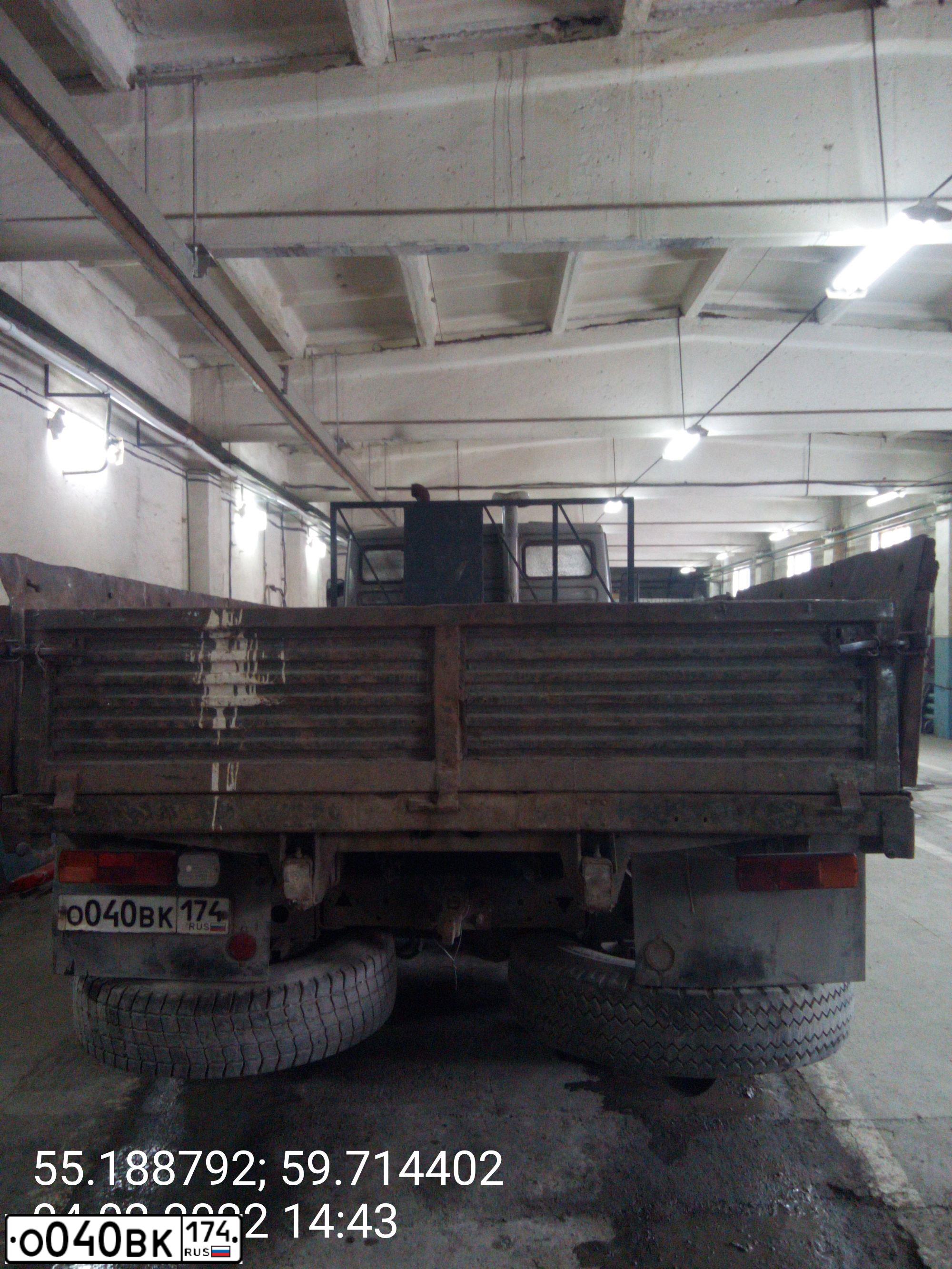 Фото автомобиля KAMAZ 5320 /6X4/, 1994 — госномер О040ВК174. Цвет: СЕРЫЙ