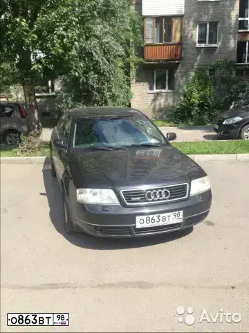 Фото автомобиля AUDI A6, 1998 — госномер В570ХН47. Цвет: ЧЕРНЫЙ