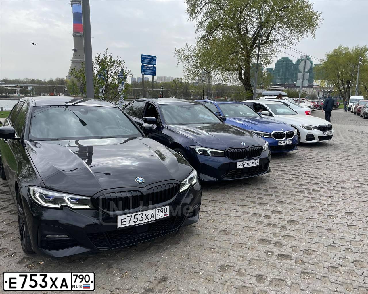 Фото автомобиля BMW 320D XDRIVE, 2019 — госномер Е753ХА790. Цвет: ЧЕРНЫЙ