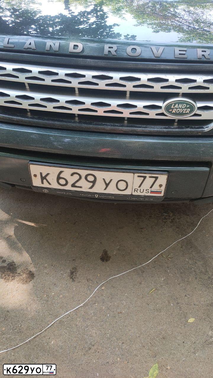 Фото автомобиля LANDROVER FREELANDER, 2013 — госномер К629УО77. Цвет: ЗЕЛЕНЫЙ