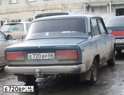 Фото автомобиля LADA 2107 LADA, 1998 — госномер К026АК774. Цвет: Темно-зеленый