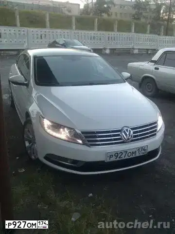 Фото автомобиля VOLKSWAGEN CC, 2012 — госномер Х666ТС174. Цвет: БЕЛЫЙ