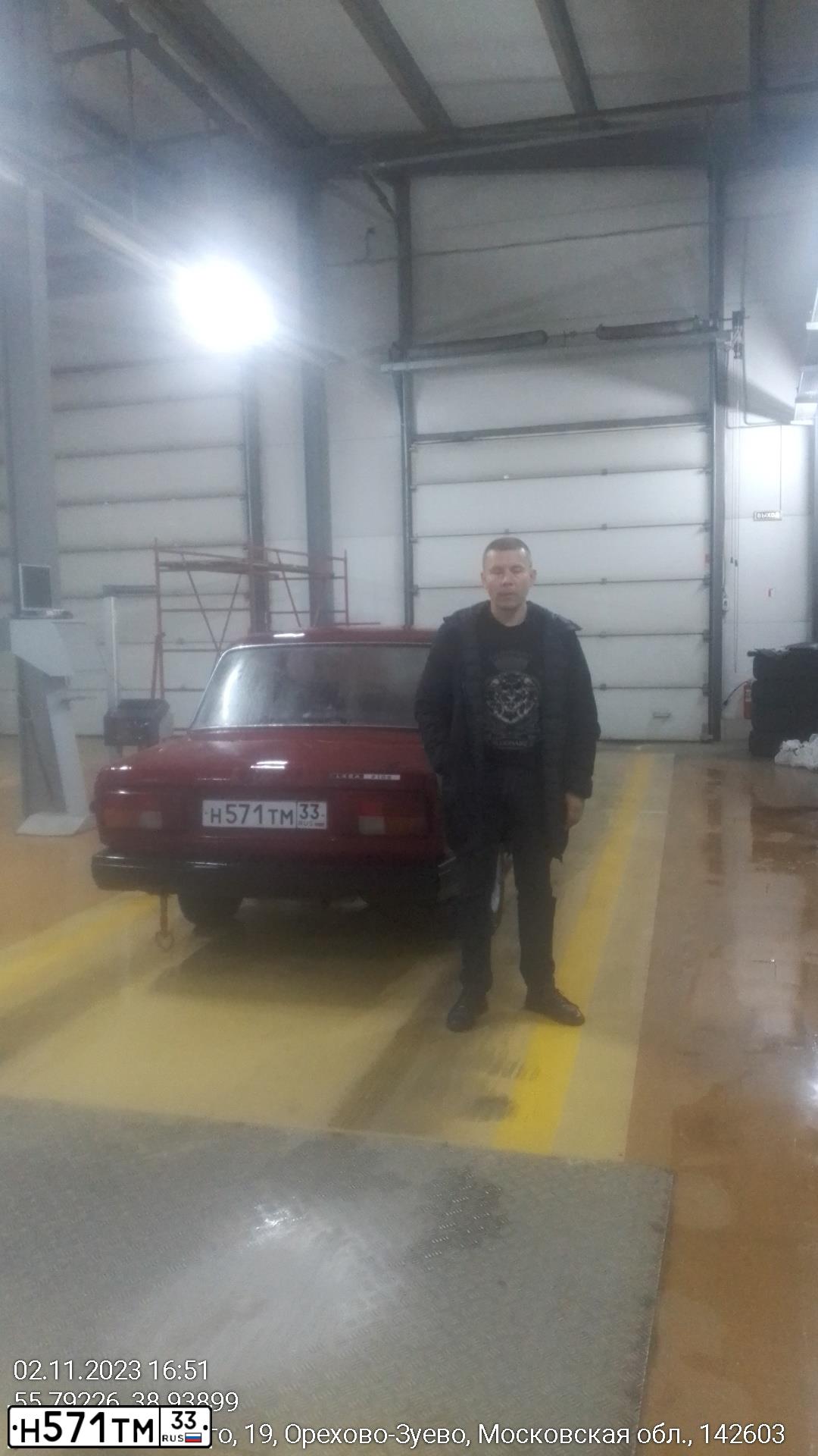 Фото автомобиля LADA 2105, 2007 — госномер Н571ТМ33. Цвет: ВИШНЕВЫЙ