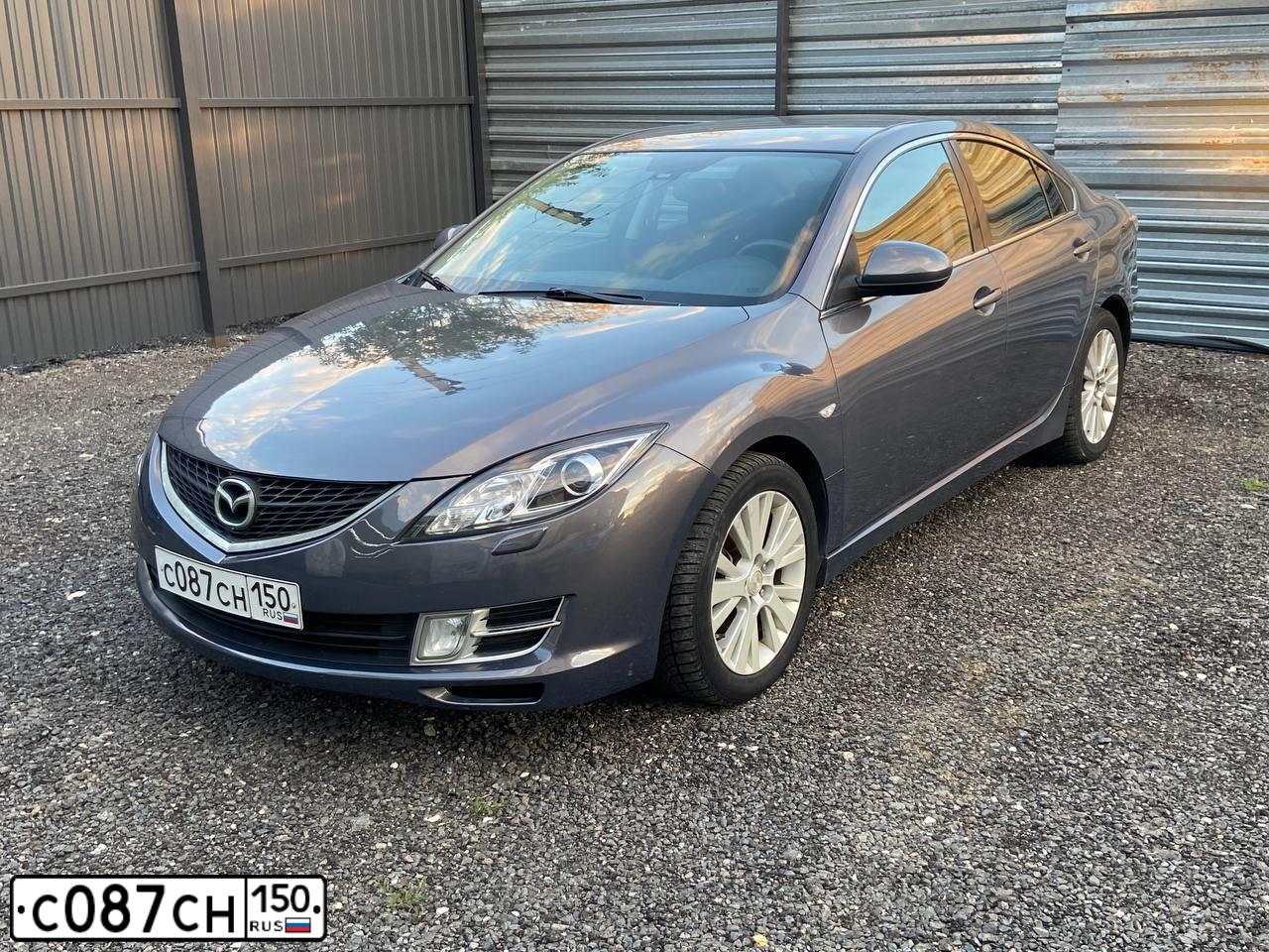 Фото автомобиля MAZDA 6, 2008 — госномер У459КН196. Цвет: СЕРЫЙ