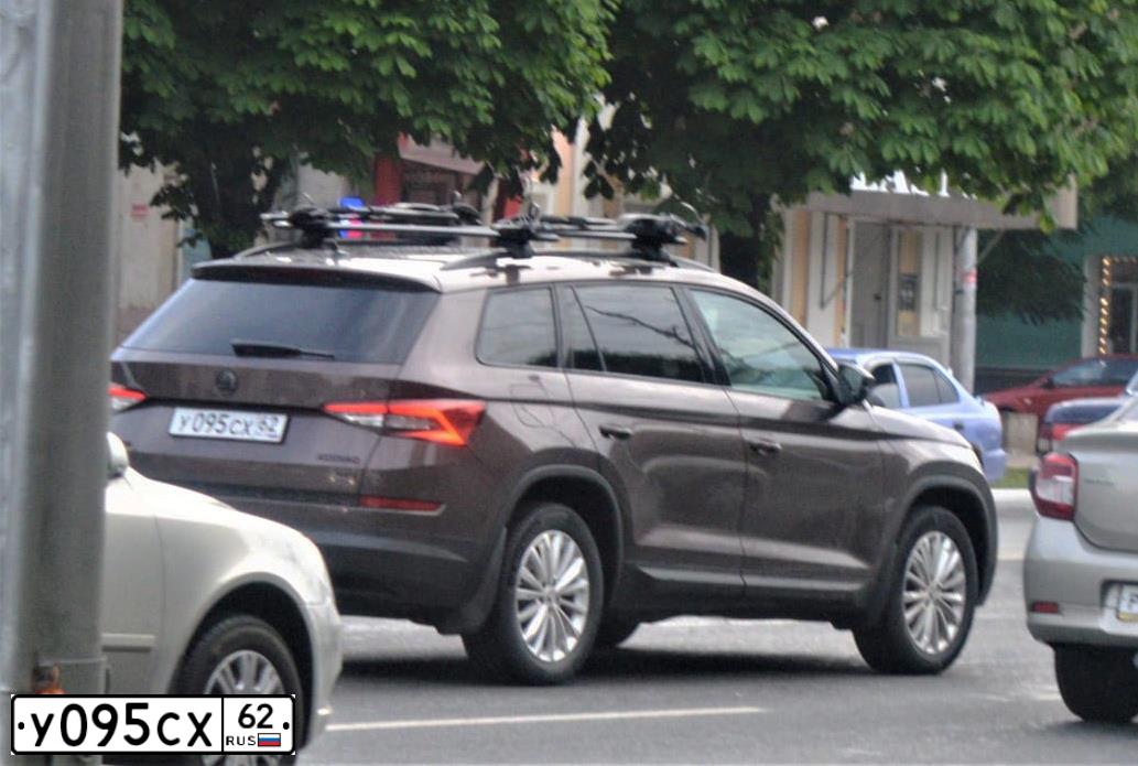 Фото автомобиля SKODA KODIAQ, 2018 — госномер У095СХ62. Цвет: КОРИЧНЕВЫЙ