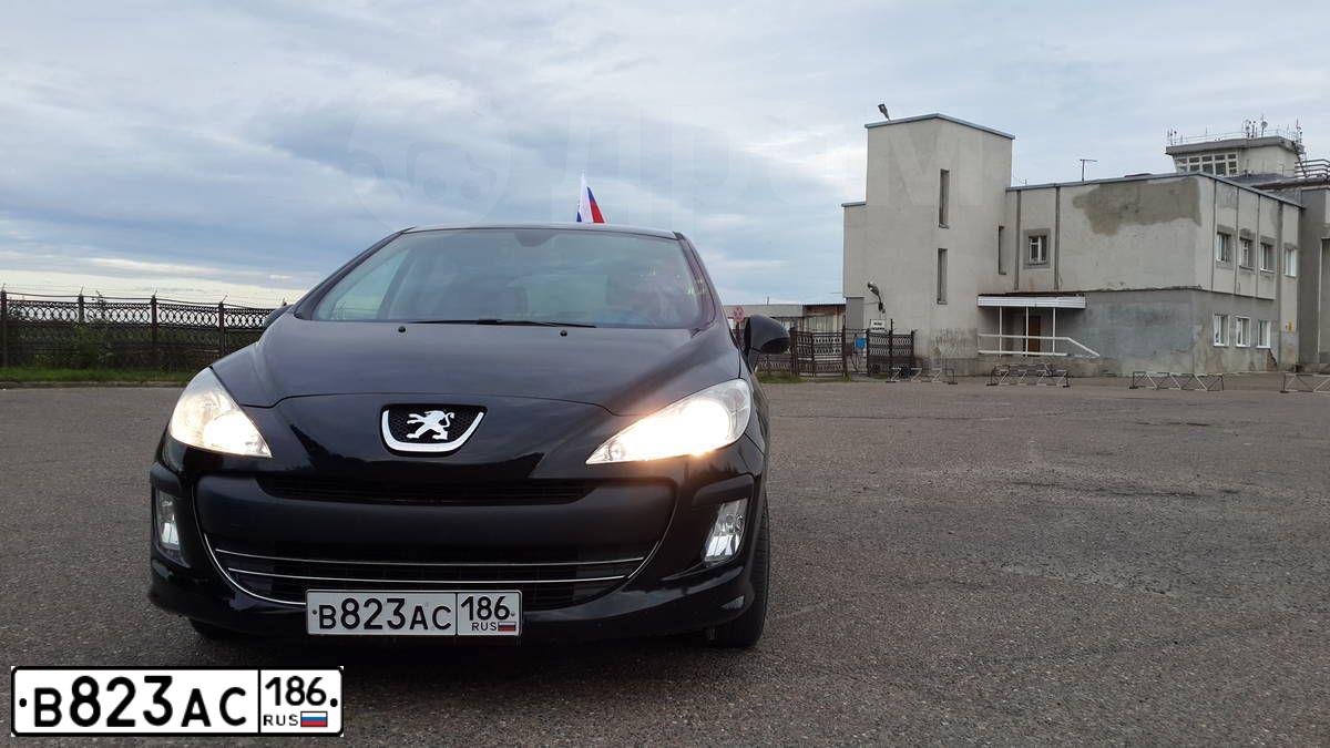 Фото автомобиля PEUGEOT 308, 2008 — госномер А578ОТ124. Цвет: ЧЕРНЫЙ