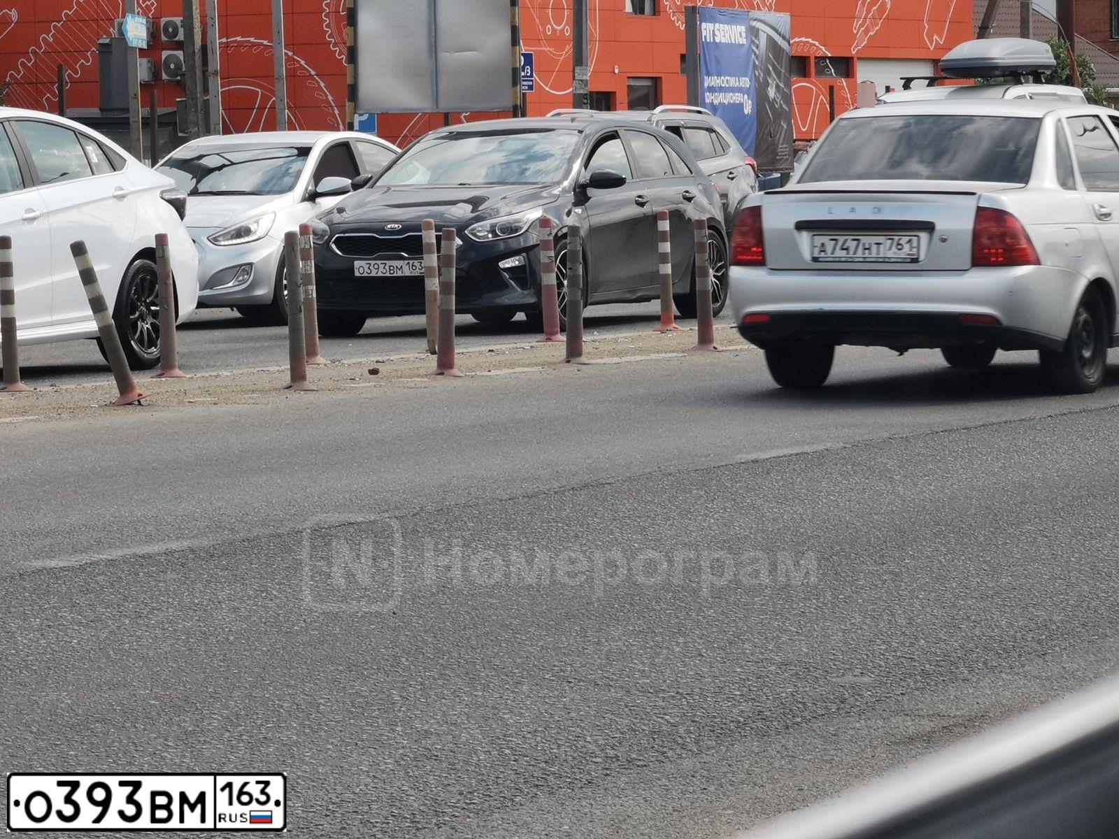 Фото автомобиля HYUNDAI I30, 2010 — госномер О393ВМ163. Цвет: Белый
