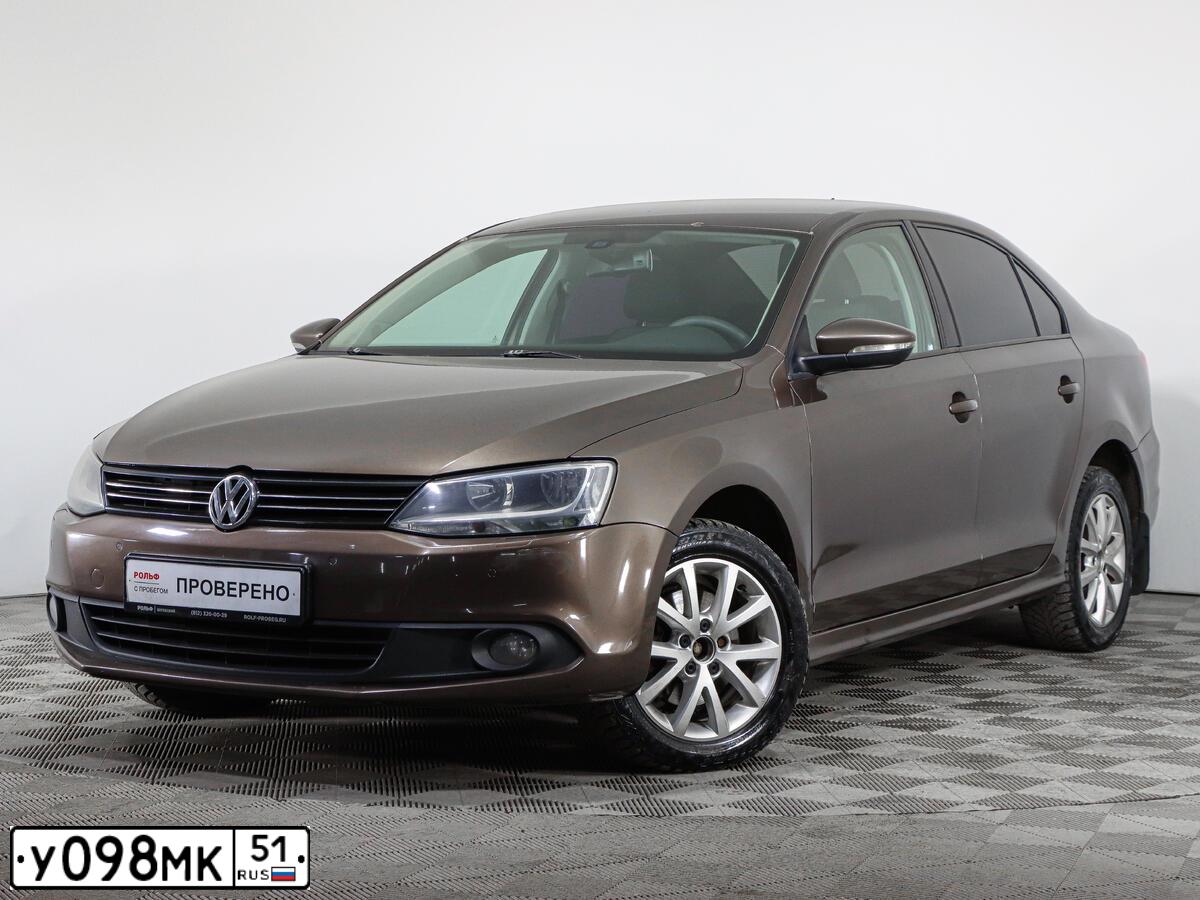 Фото автомобиля VOLKSWAGEN JETTA, 2012 — госномер У098МК51. Цвет: КОРИЧНЕВЫЙ