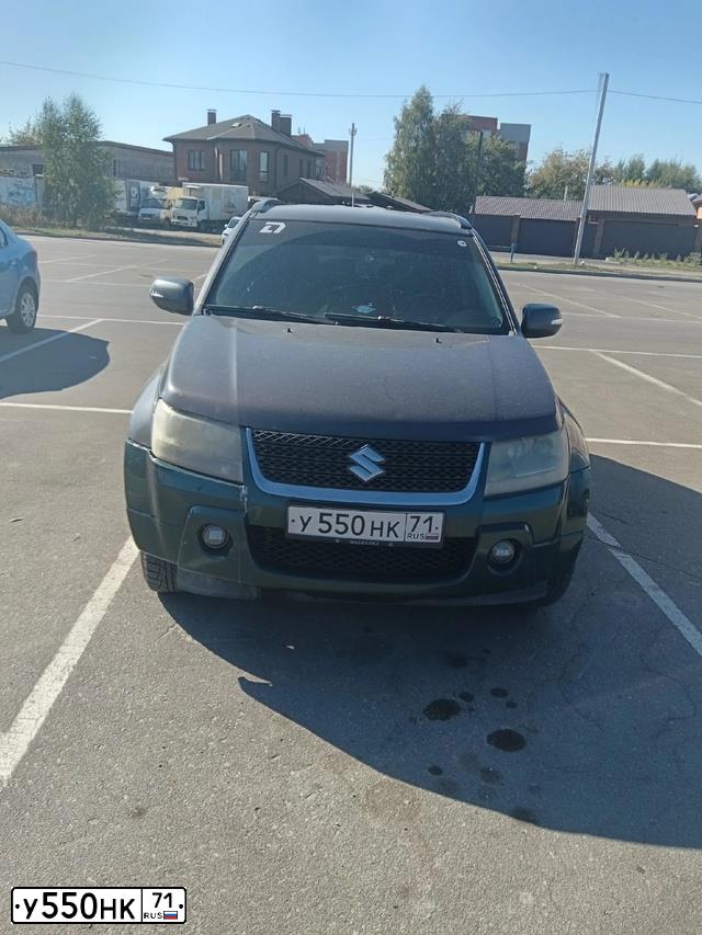 Фото автомобиля SUZUKI /GRAND/ VITARA, 2010 — госномер У550НК71. Цвет: СЕРЫЙ