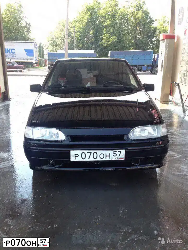 Фото автомобиля LADA 2114 SAMARA, 2011 — госномер Р070ОН57. Цвет: Сине-Черный