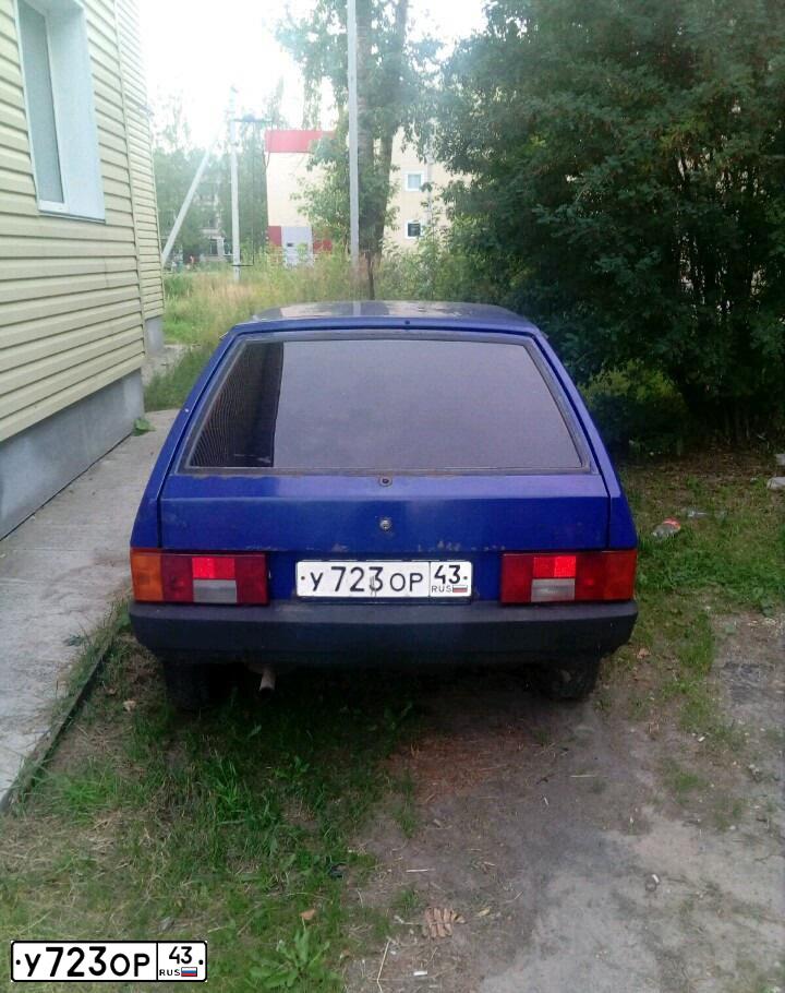 Фото автомобиля LADA 2108 SAMARA, 2000 — госномер В777МК43. Цвет: ТЕМНО-ГОЛУБОЙ