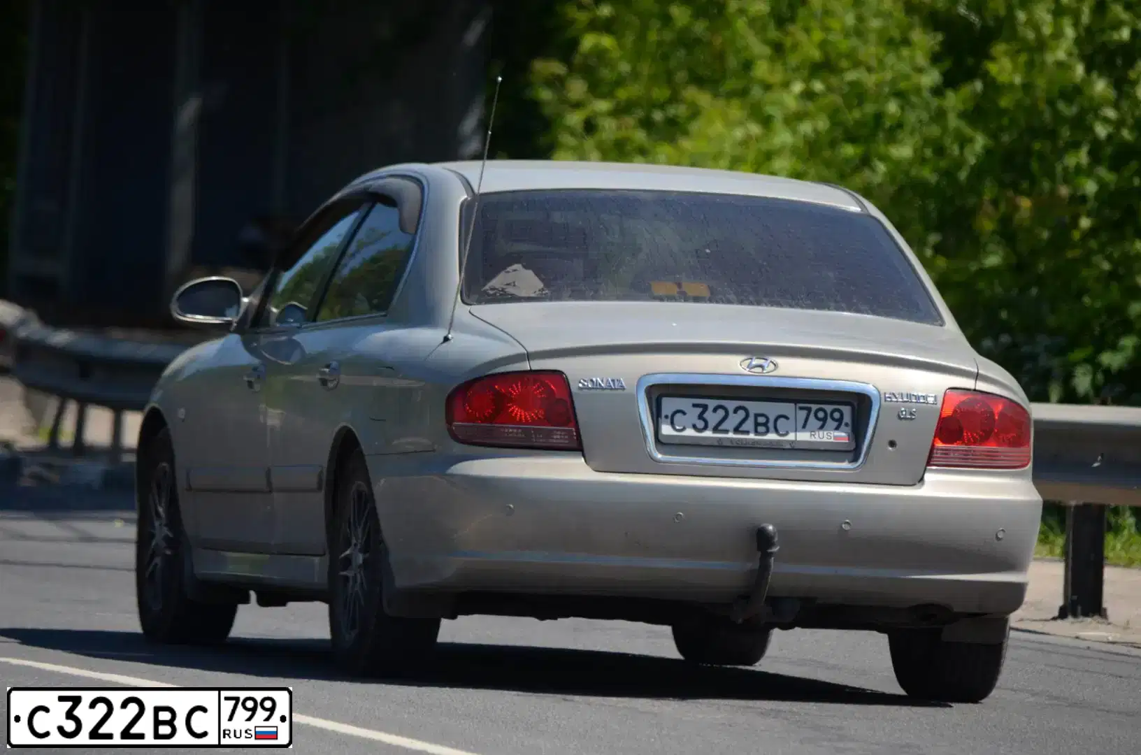 Фото автомобиля TAGAZ SONATA, 2007 — госномер С322ВС799. Цвет: СВЕТЛО-БЕЖЕВЫЙ