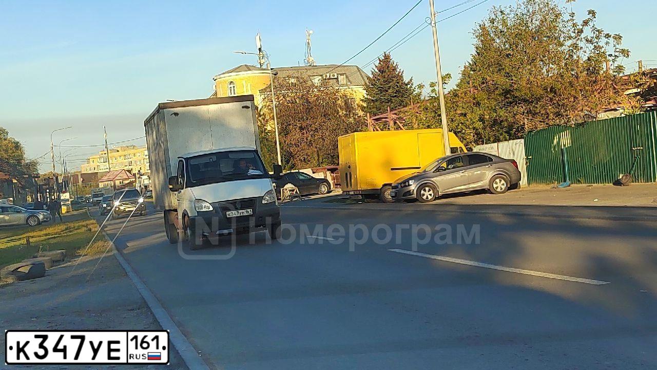 Фото автомобиля LADA 2191 GRANTA, 2015 — госномер Е083НУ761. Цвет: Белый