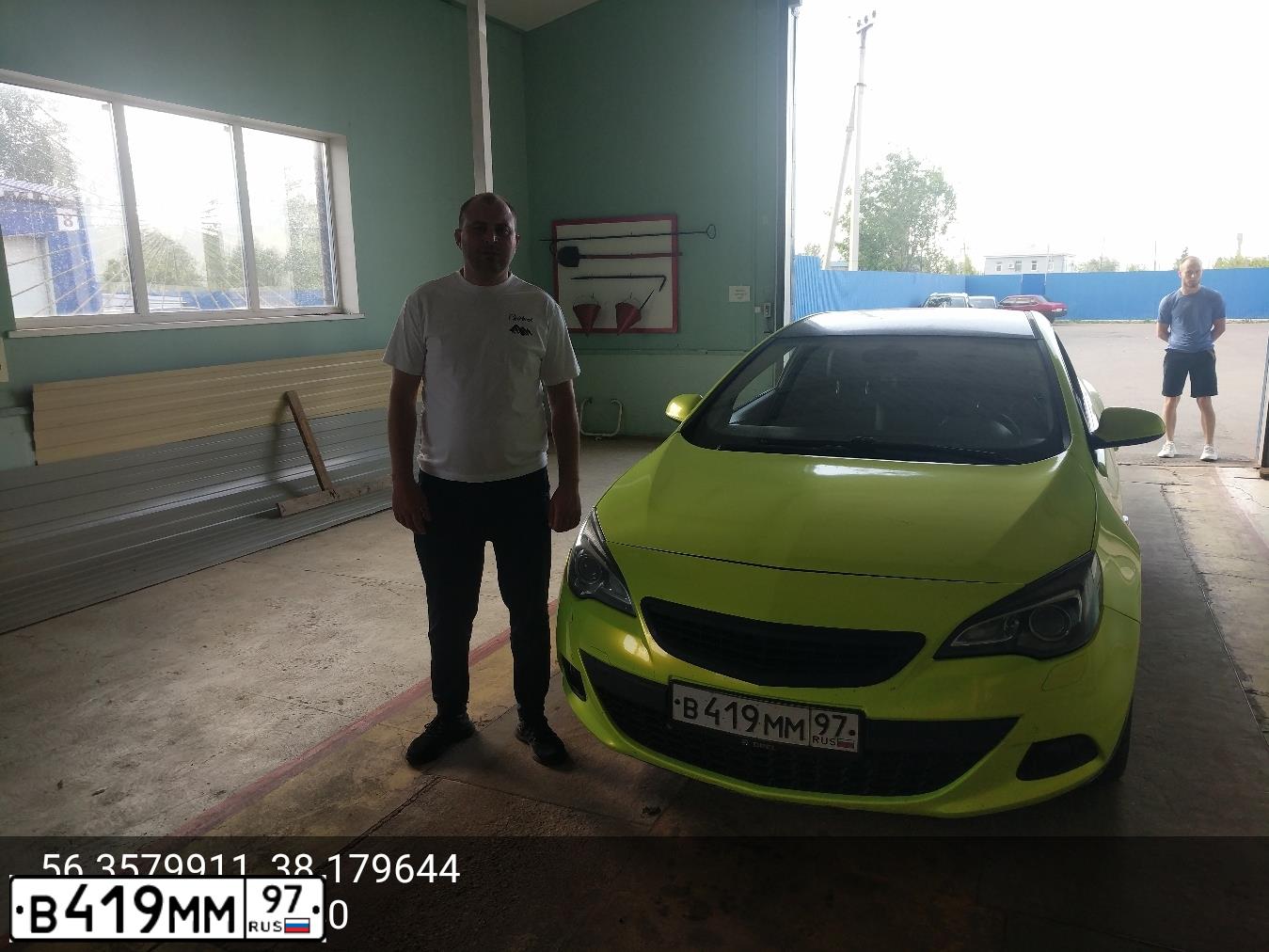Фото автомобиля OPEL ASTRA, 2011 — госномер Р341ХС11. Цвет: ЗЕЛЕНЫЙ