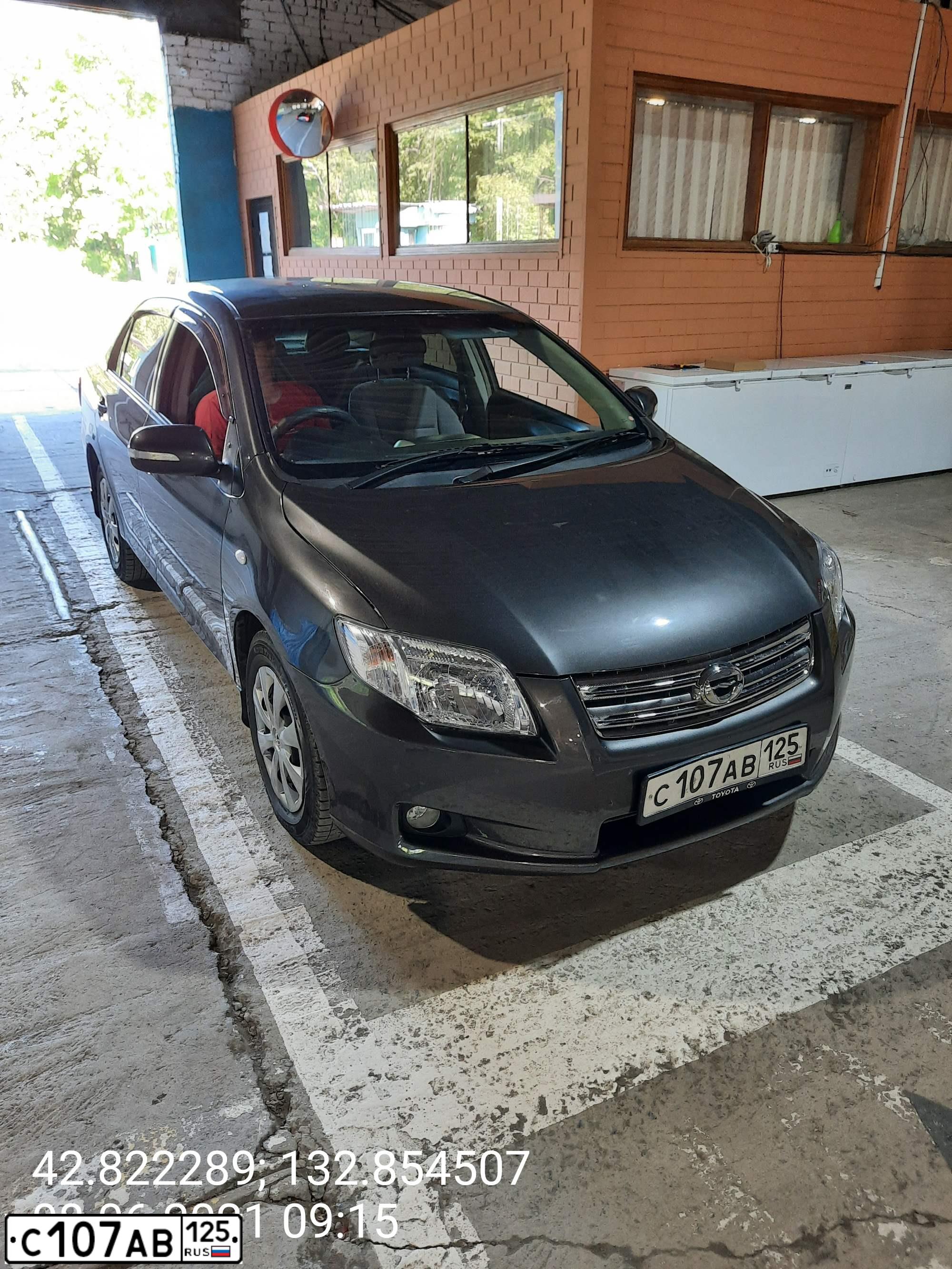 Фото автомобиля TOYOTA COROLLA, 2007 — госномер С107АВ125