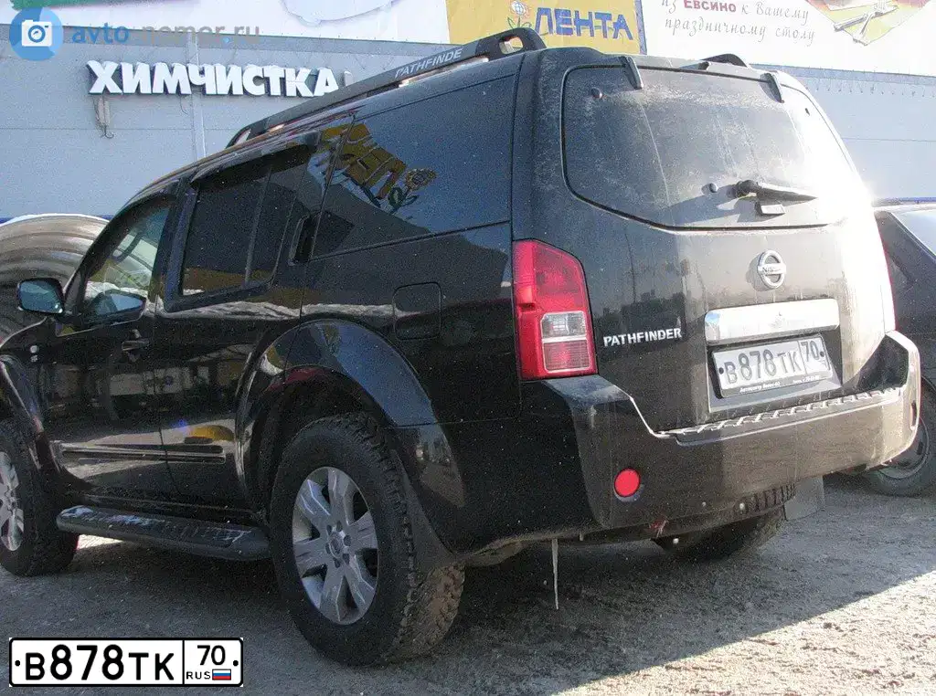 Фото автомобиля NISSAN PATHFINDER, 2006 — госномер К169МК763. Цвет: ЧЕРНЫЙ