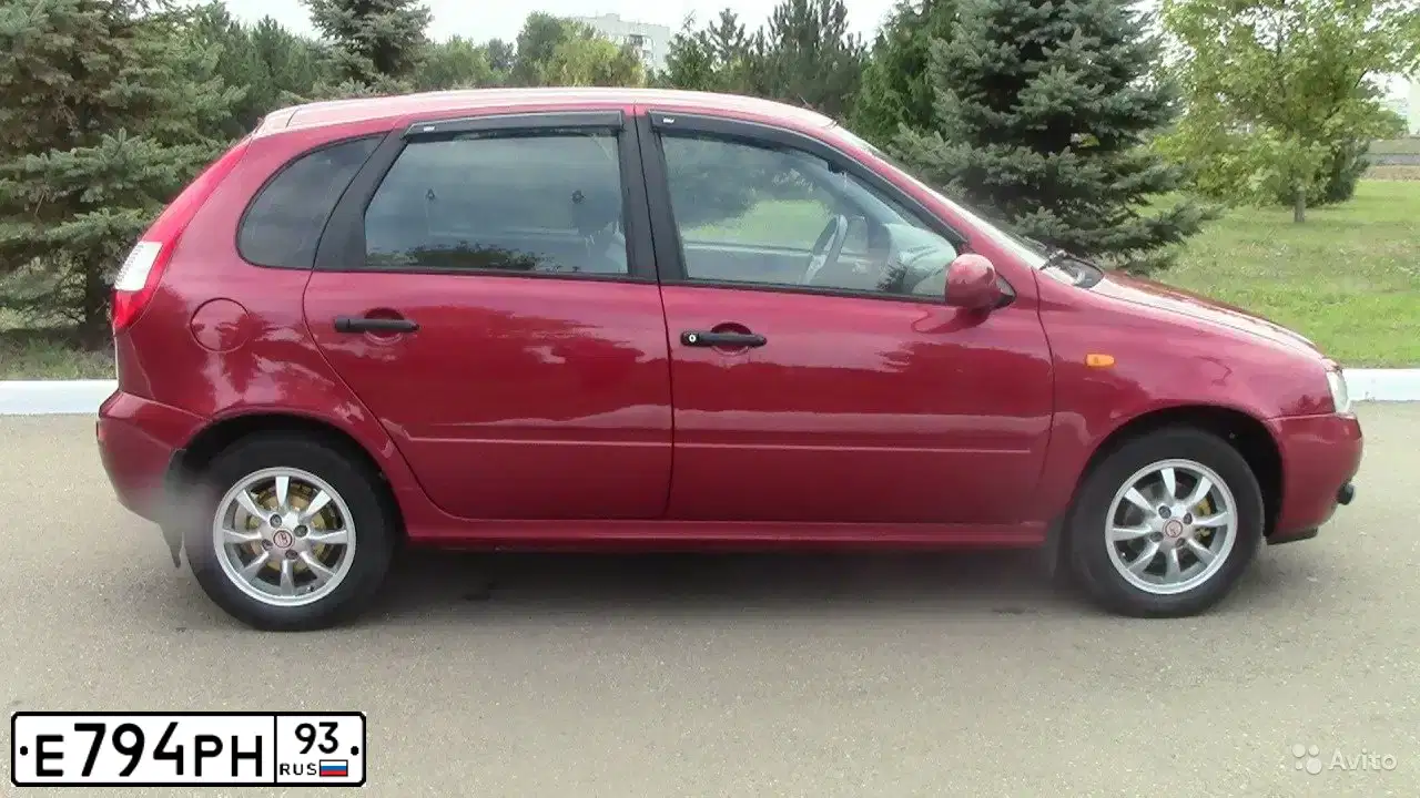 Фото автомобиля LADA 1119 KALINA, 2007 — госномер Е474УХ82. Цвет: СЕРЕБРИСТО-КРАСНЫЙ