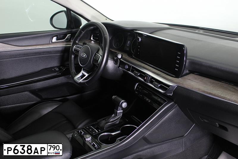 Фото автомобиля KIA K5, 2020 — госномер О634НН71. Цвет: синий