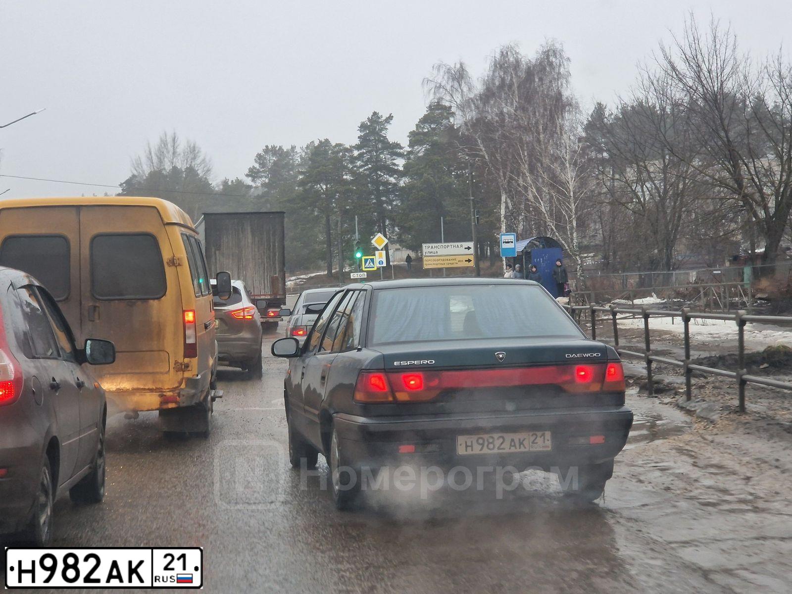 Фото автомобиля DAEWOO ESPERO, 1997 — госномер Н982АК21