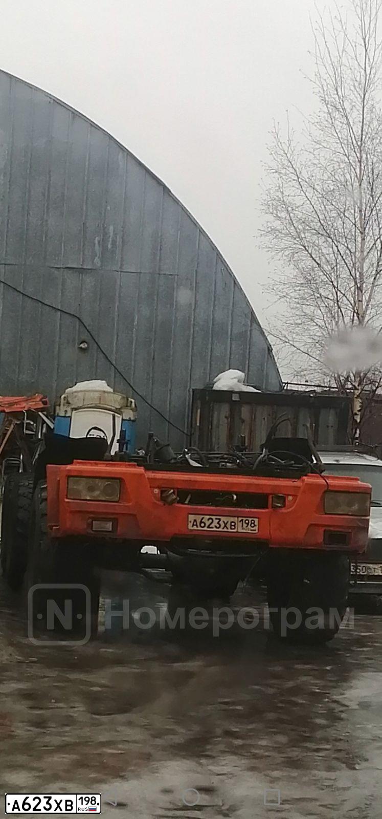 Фото автомобиля KAMAZ 43118 /6X6/, 2018 — госномер А623ХВ198. Цвет: Оранжевый
