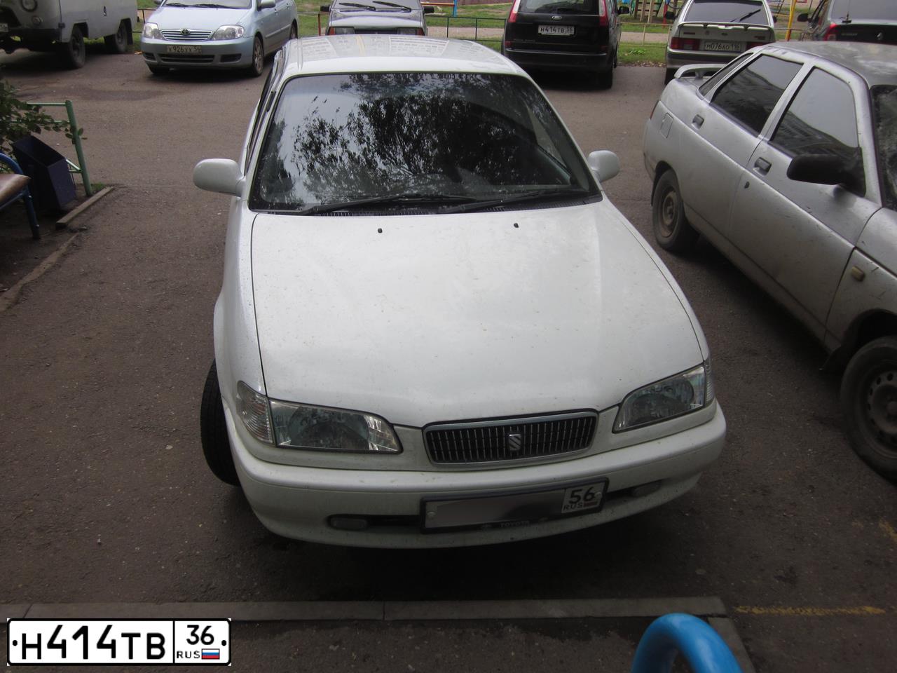 Фото автомобиля LADA 2107, 2002 — госномер Е563МР36. Цвет: ТЕМНО-ГОЛУБОЙ