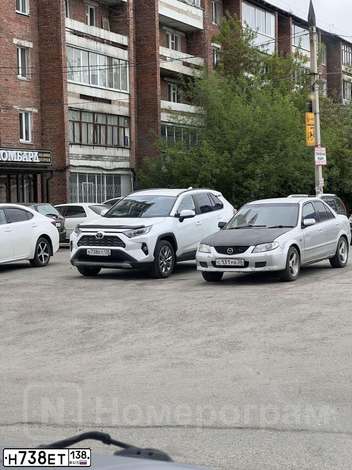 Фото автомобиля TOYOTA RAV4 БЕЗ МОДЕЛИ МХАА54L RNХGВХ, 2021 — госномер Н738ЕТ138. Цвет: Белый