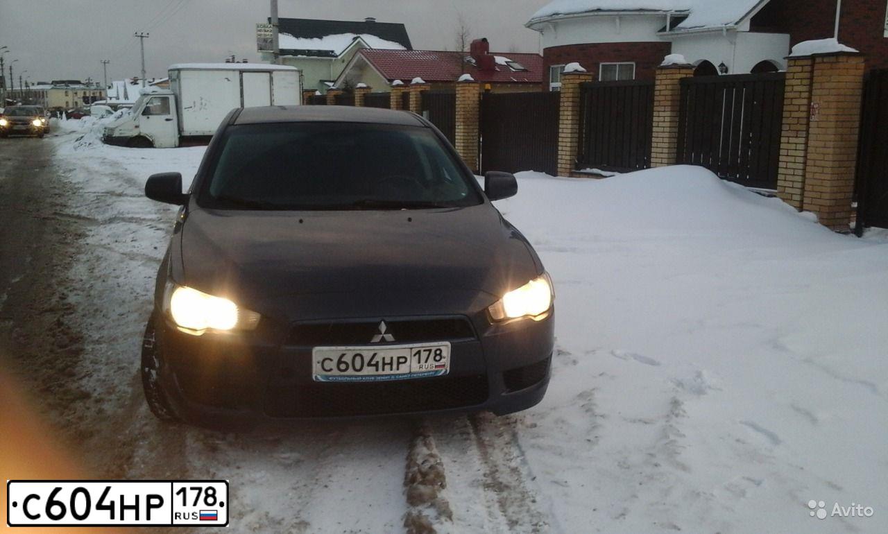 Фото автомобиля MITSUBISHI LANCER, 2008 — госномер С035ВК39. Цвет: СИНИЙ