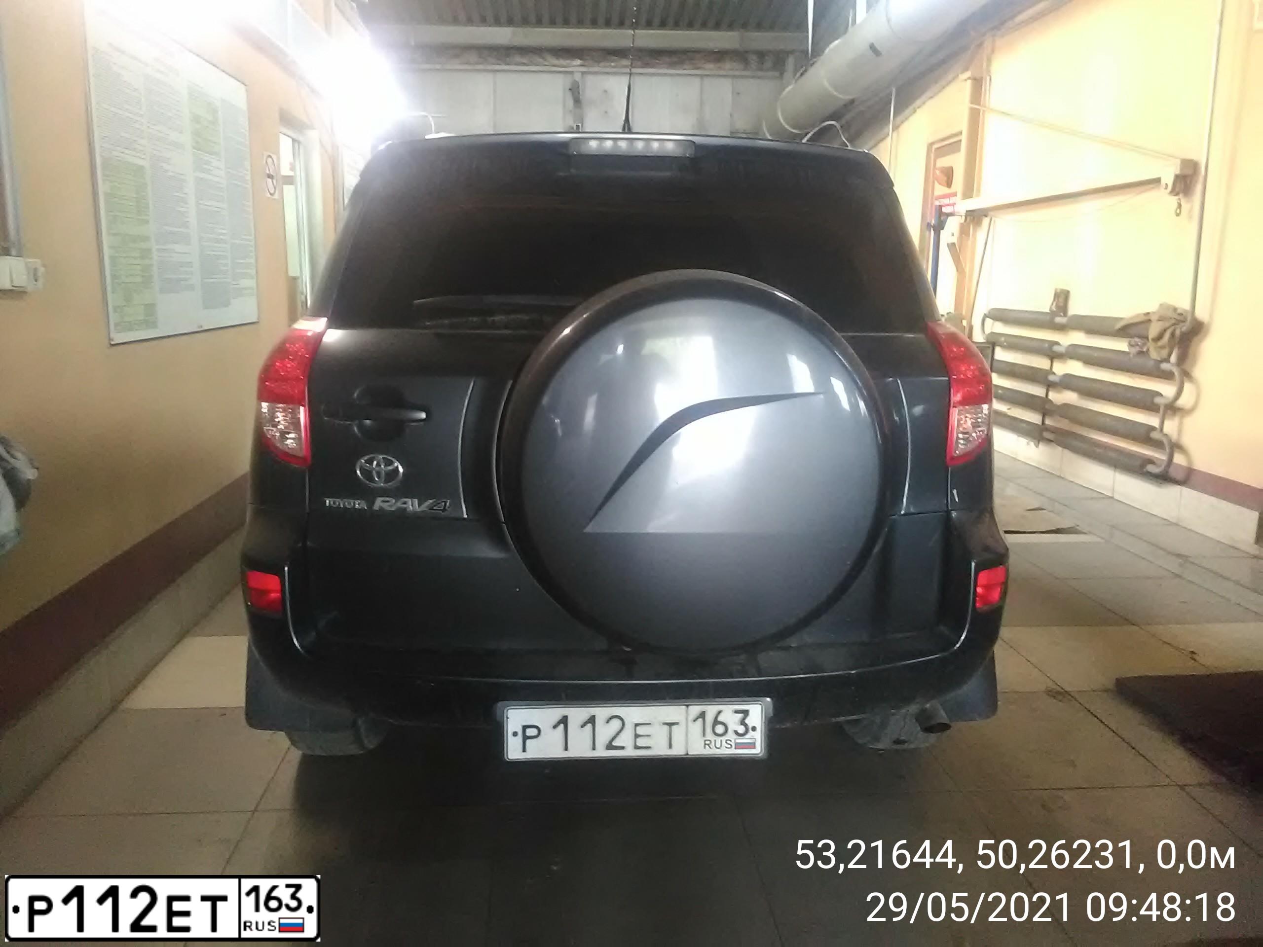 Фото автомобиля TOYOTA RAV4, 2007 — госномер Р112ЕТ163. Цвет: ТЕМНО-СЕРЫЙ