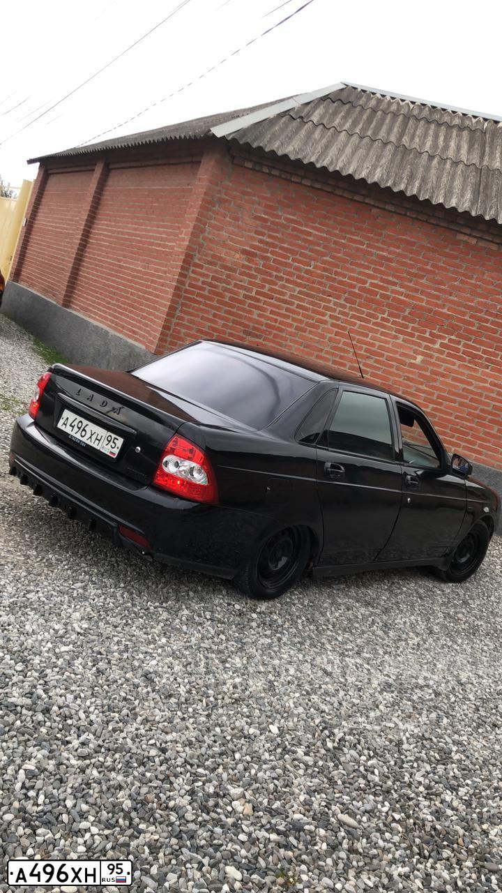 Фото автомобиля LADA PRIORA, 2007 — госномер К558КУ95. Цвет: ГРАФИТОВЫЙ МЕТАЛЛИК