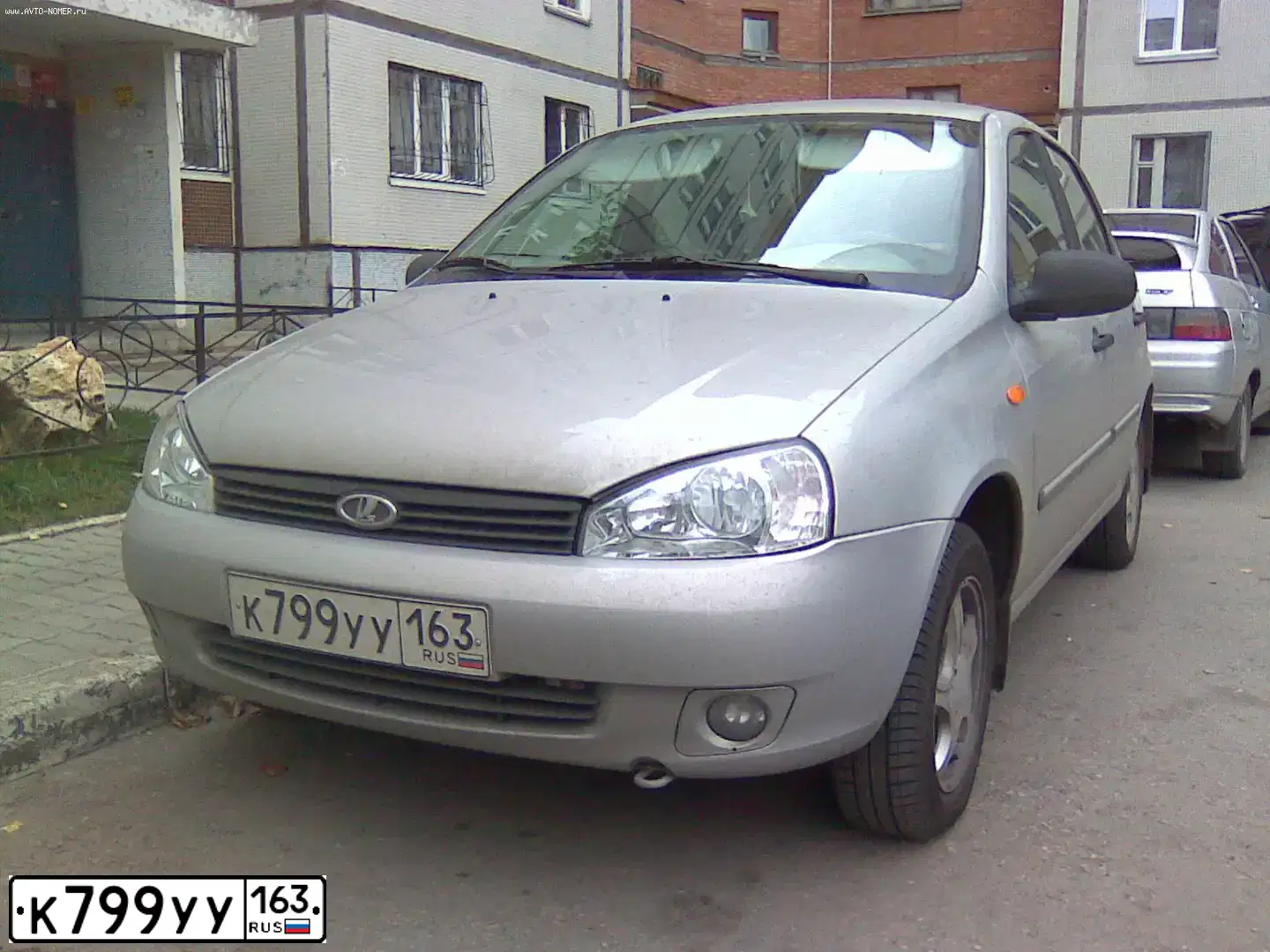 Фото автомобиля LADA 1118 KALINA, 2008 — госномер Х936РС123. Цвет: СЕРЕБРИСТЫЙ
