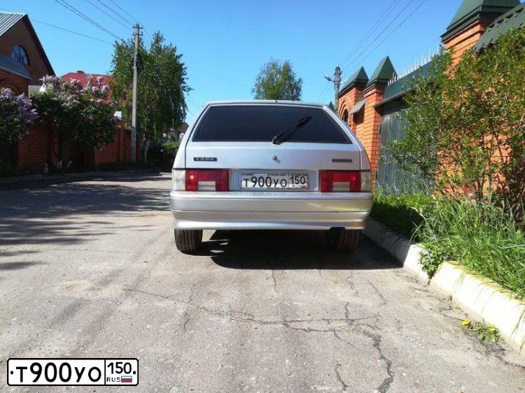 Фото автомобиля LADA 2170 PRIORA, 2009 — госномер А711ВЕ790. Цвет: Сине-Черный