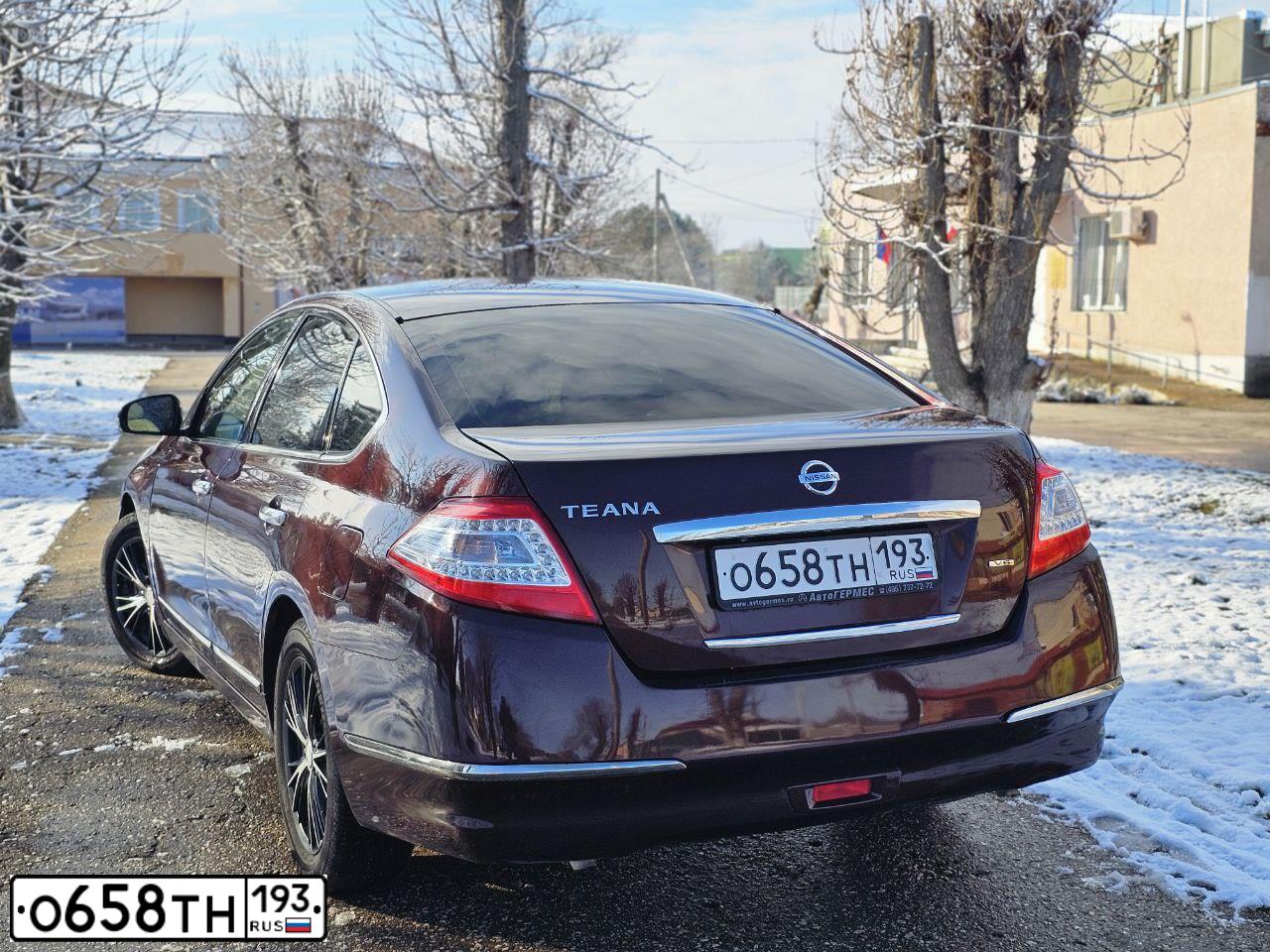 Фото автомобиля NISSAN TEANA, 2011 — госномер М550УУ82