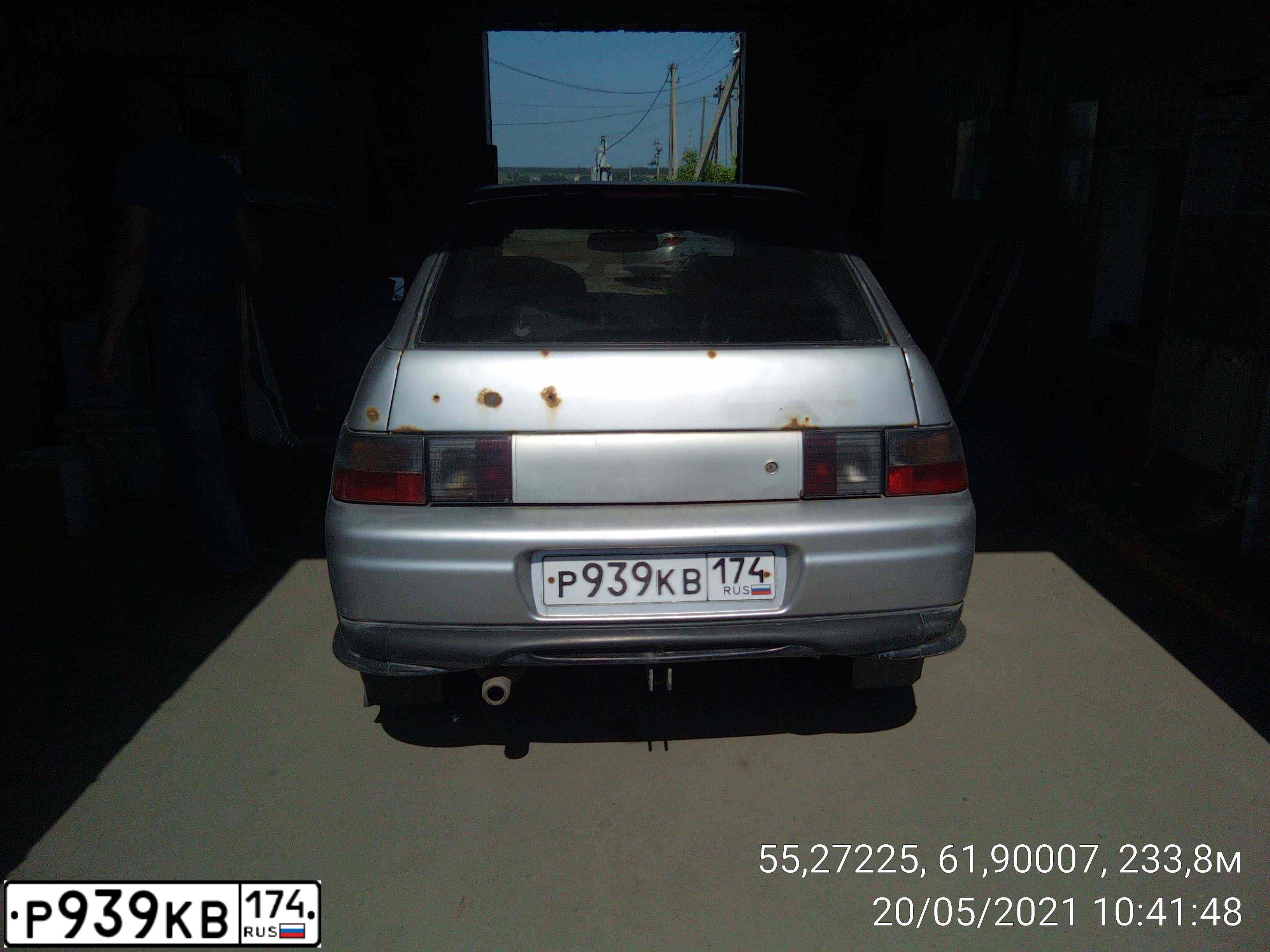 Фото автомобиля ВАЗ21120, 2003 — госномер Р939КВ174. Цвет: СЕРЕБРИСТЫЙ
