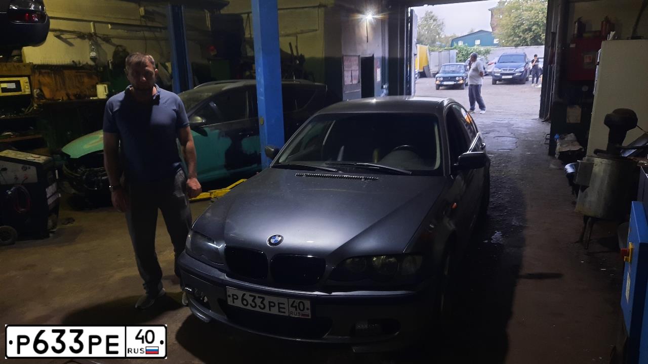 Фото автомобиля BMW SERIE 3, 1998 — госномер Н666СА40. Цвет: СЕРЫЙ