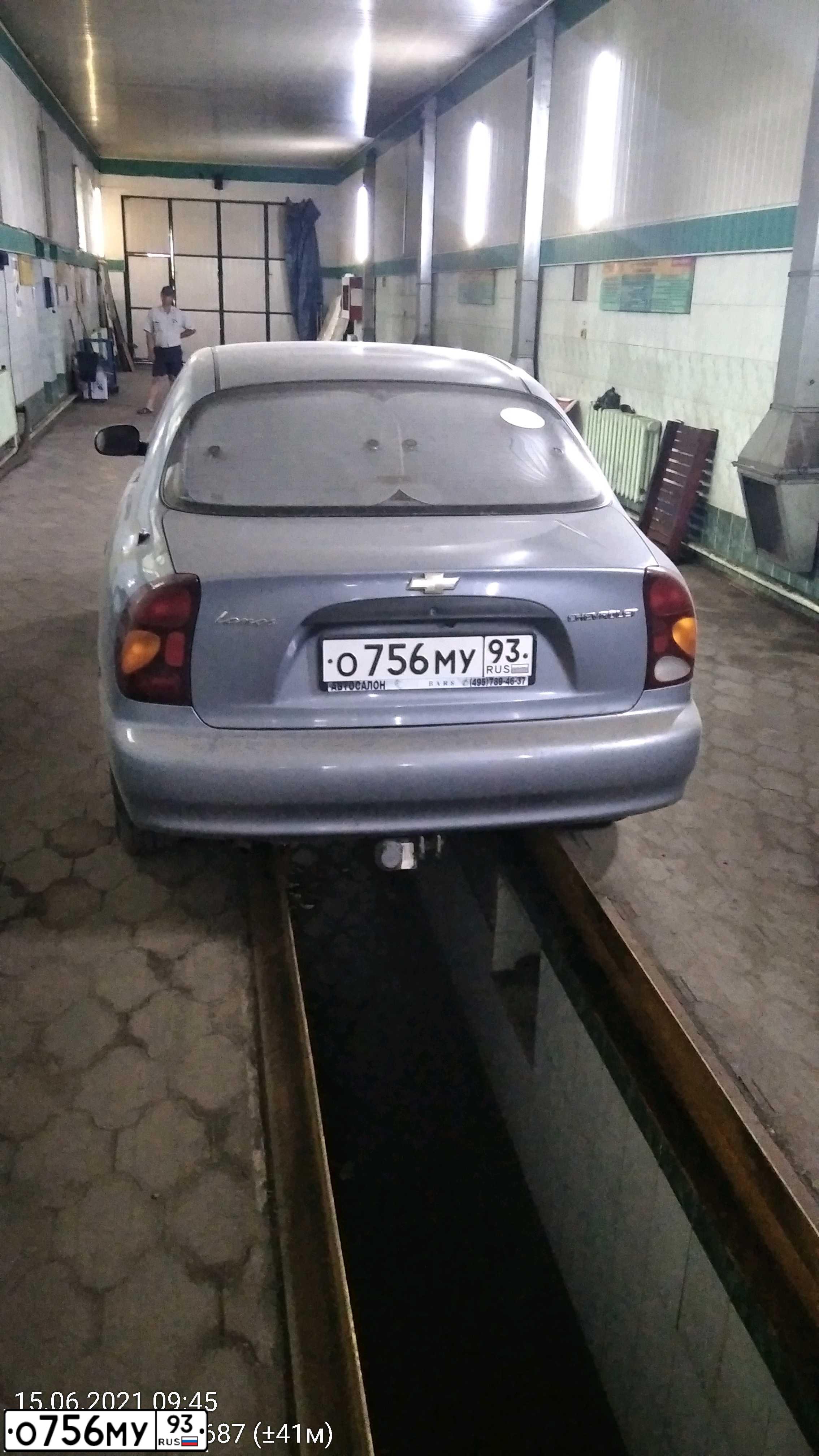 Фото автомобиля ZAZ LANOS, 2008 — госномер О756МУ93. Цвет: СЕРЕБРИСТЫЙ