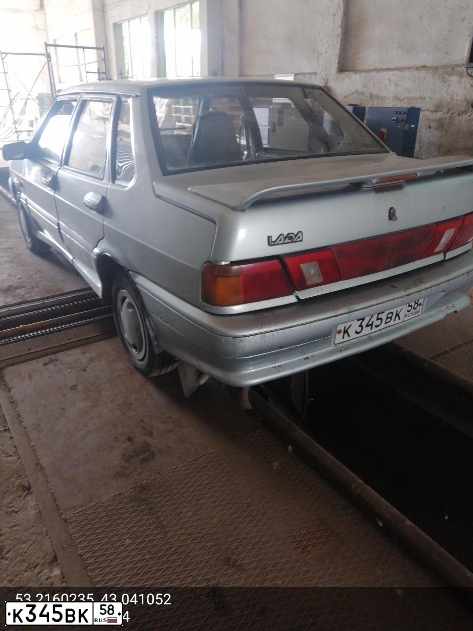 Фото автомобиля LADA 2115 SAMARA, 2000 — госномер К345ВК58. Цвет: ГОЛУБОЙ